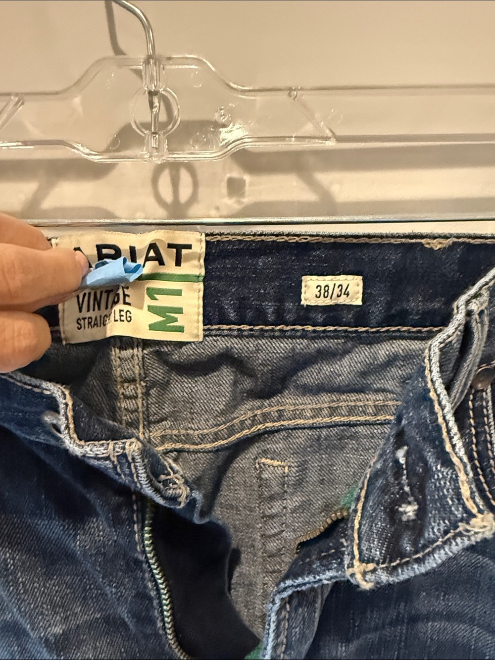 Ariat Vintage Straight Leg Men’s Jeans - Blue